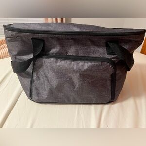 *RETIRED* Thirty One Family Picnic Thermal Cooler Charcoal Crosshatch Gray RV$50